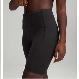 Lululemon Limited Edition Swift Speed High-Rise Short 8" - Black, Size 8